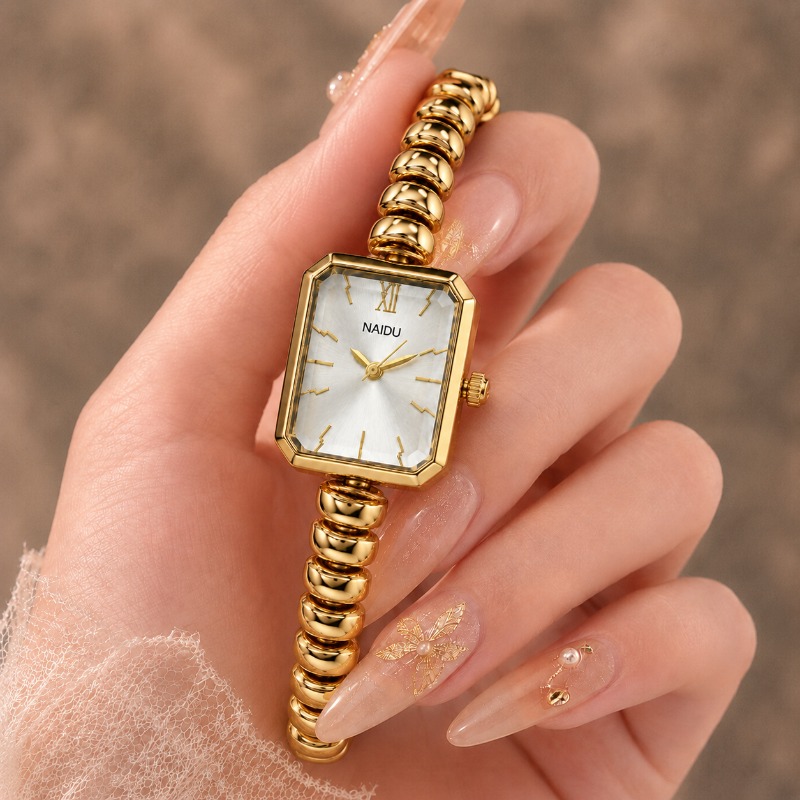 Jewelry Watches Luxury - NAIDU Gouden Horloge voor Vrouwen Mini