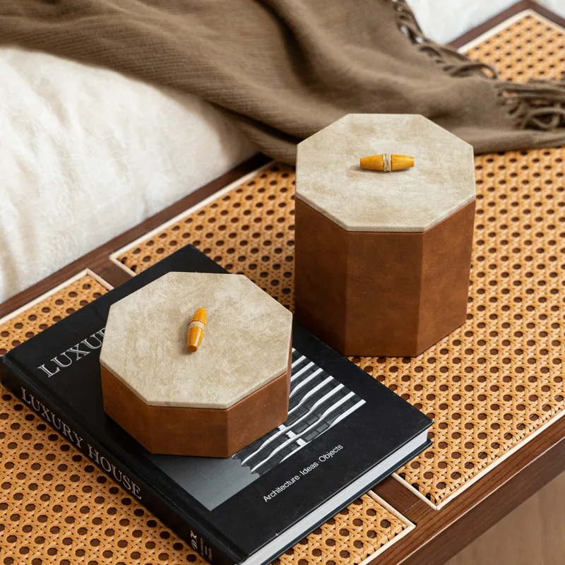 Jewelry Watches & Accessories - Italiaanse horloge-organizers Gladde, gevlokte lederen luxe