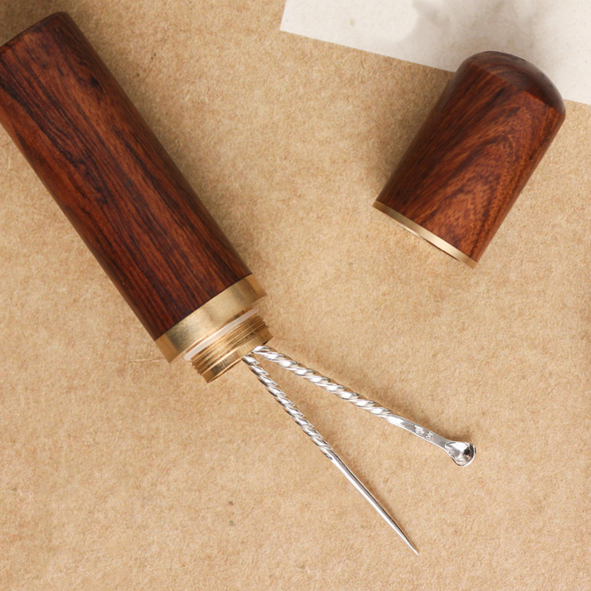 Jewelry And Watches Box - 2 stuks houten naaldenopbergdoos, premium massief