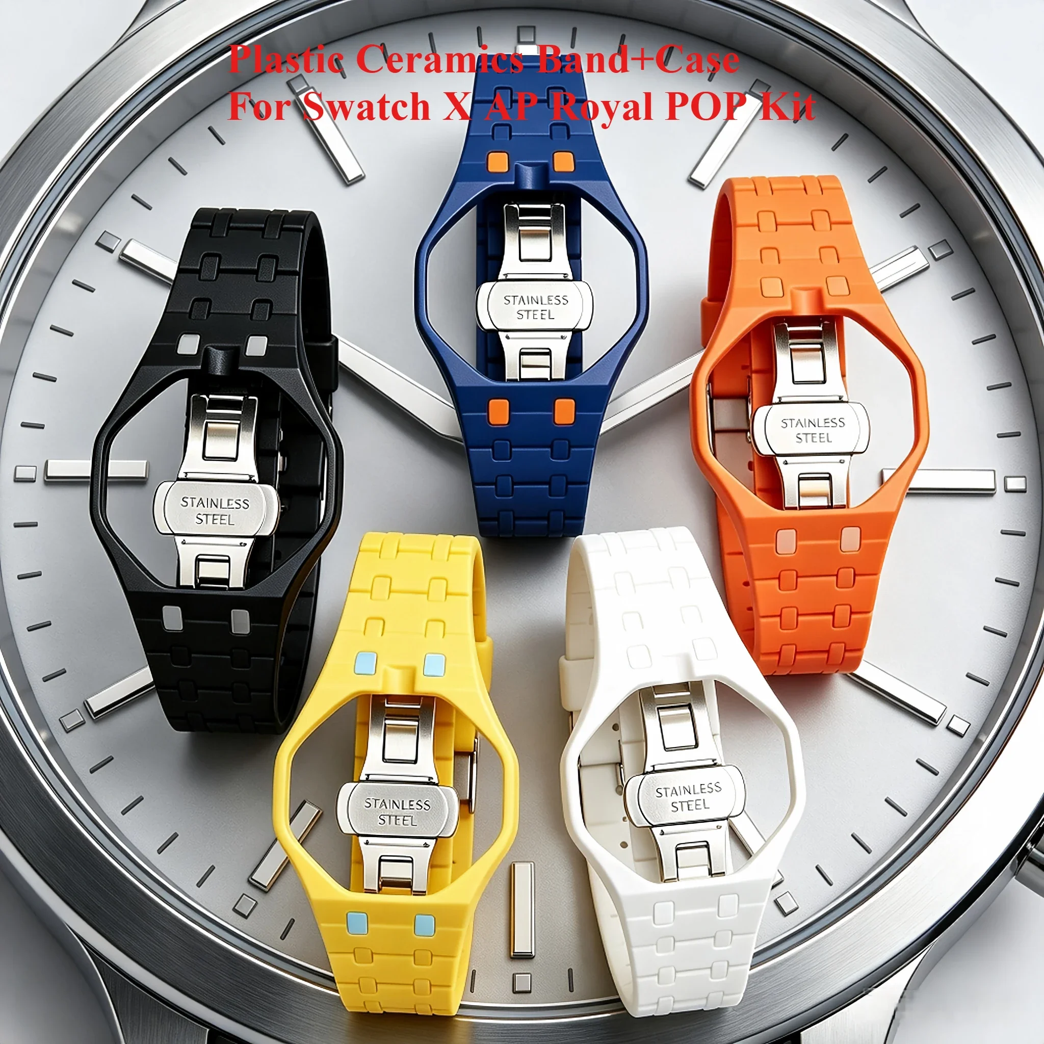 Jewelry Bracelet Watches - Luxe modificatiekit voor Swatch X AP