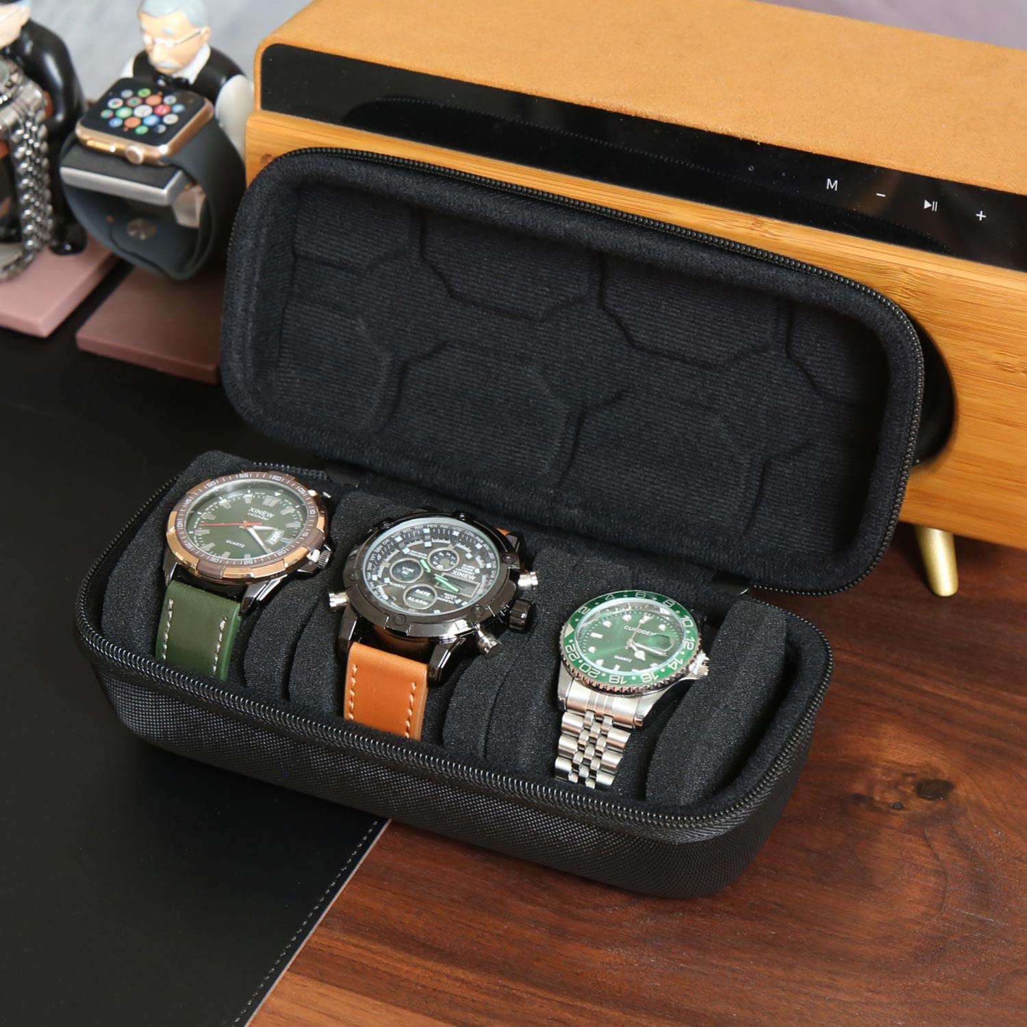 Watch Display Box - Horlogebox-organizer voor mannen of vrouwen, horlogereistas,