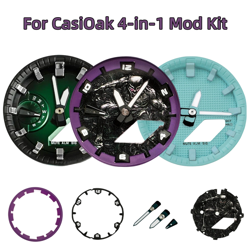 Casio Watch G-Shock Ga-2100 - CasiOak 4-in-1 Mod kit voor Casio