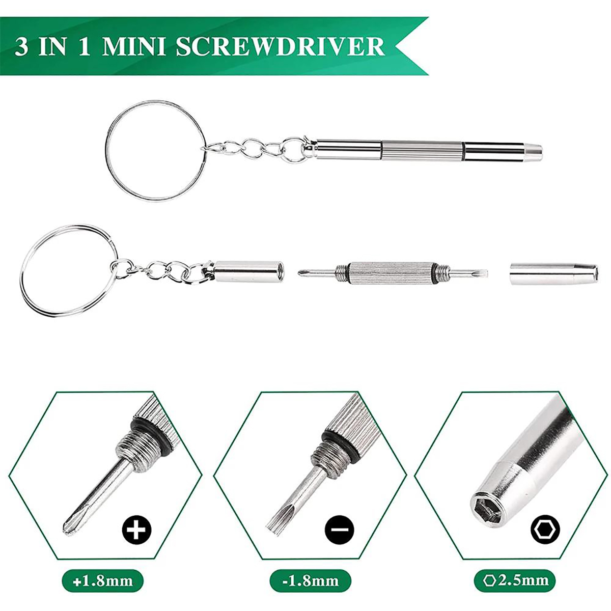 1/2PCS Precisie 3 in1 Schroeve - Jewelry Repair & Watches Reviews recensie en prijs