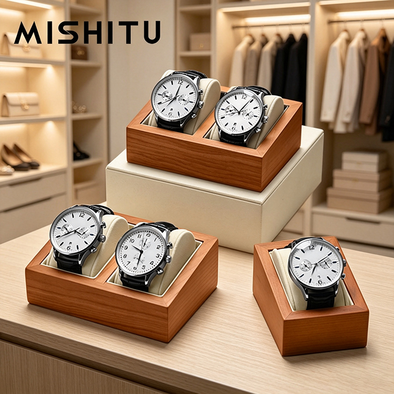 MISHITU Massief Houten Horloge - Jewelry Box Organizer Watches recensie en prijs