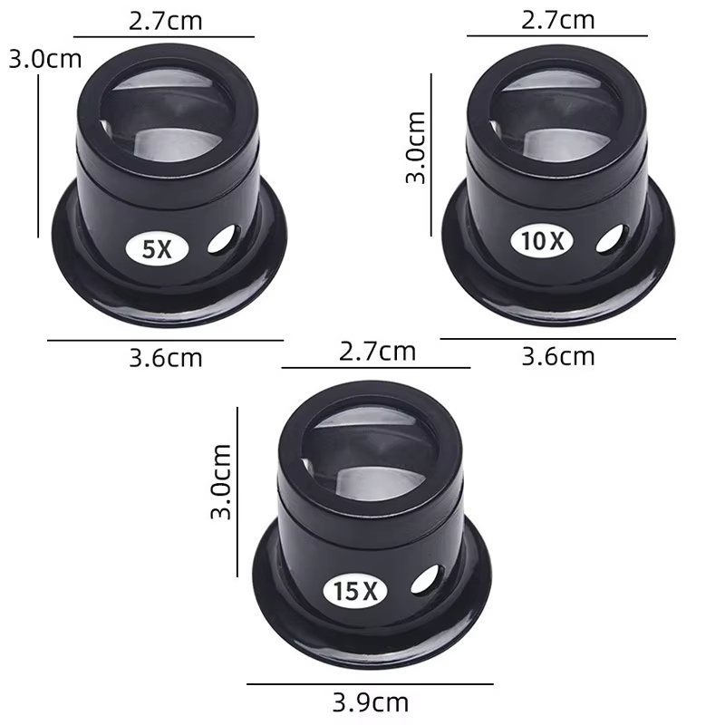 1/Set 5X 10X 15X Vergrootglas  - Jewelry Watches Repair recensie en prijs