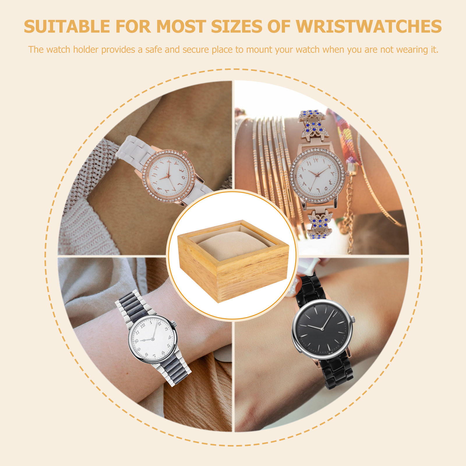 Enkelvoudige horlogedisplaysta - Watches Jewelry Holder recensie en prijs