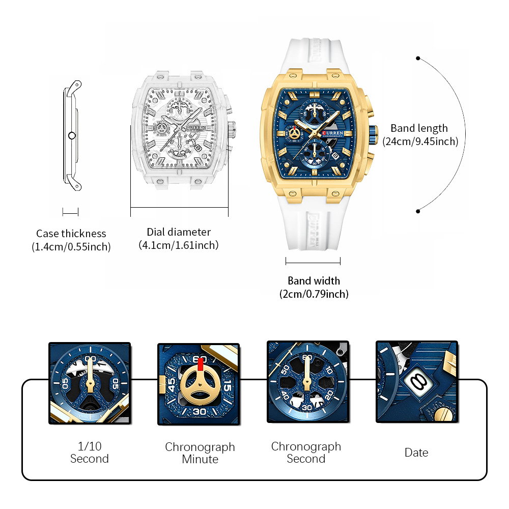 CURREN Luxe vintage horloge vo - Jewelry Bracelet Watches recensie en prijs