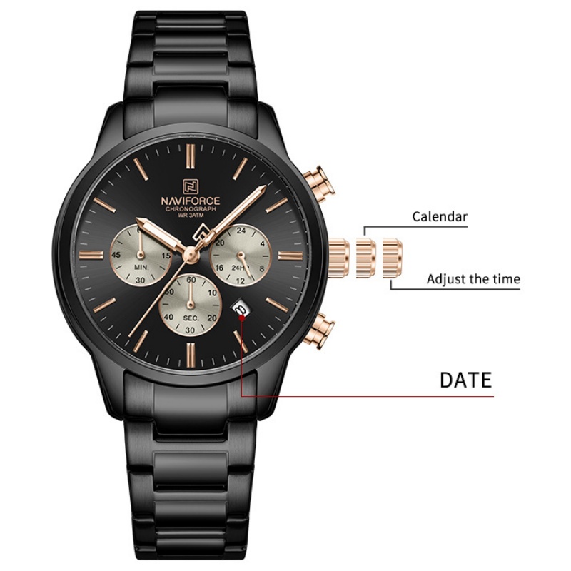 NAVIFORCE Heren Quartz Chronog - Watch Display Box recensie en prijs