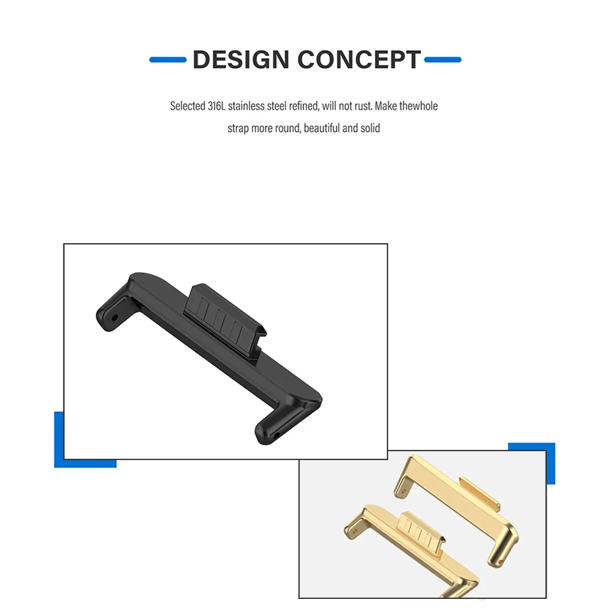 20mm 22mm 1 Paar Adapter voor  - Jewelry Bracelet Watches recensie en prijs