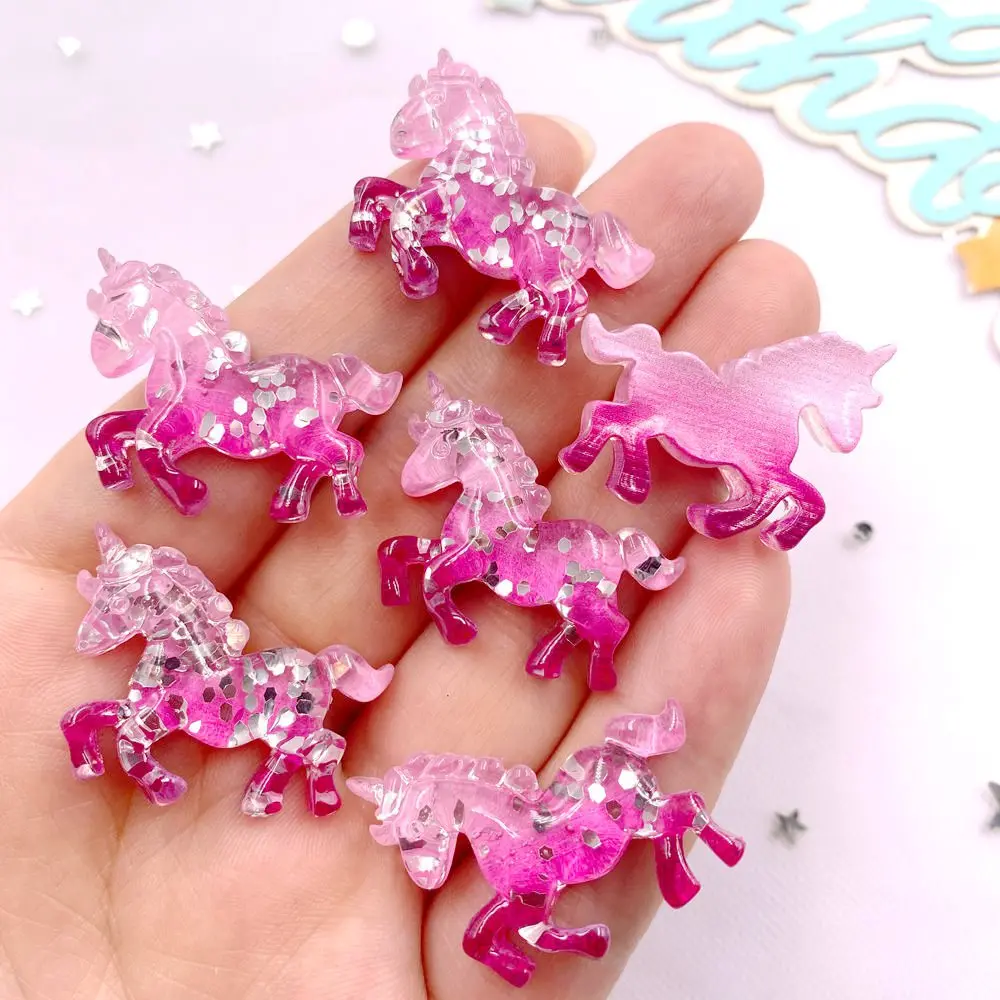 6 STKS Kleurrijke Hars Glitter - Paradise Jewelry & Watches Llc Miami recensie en prijs