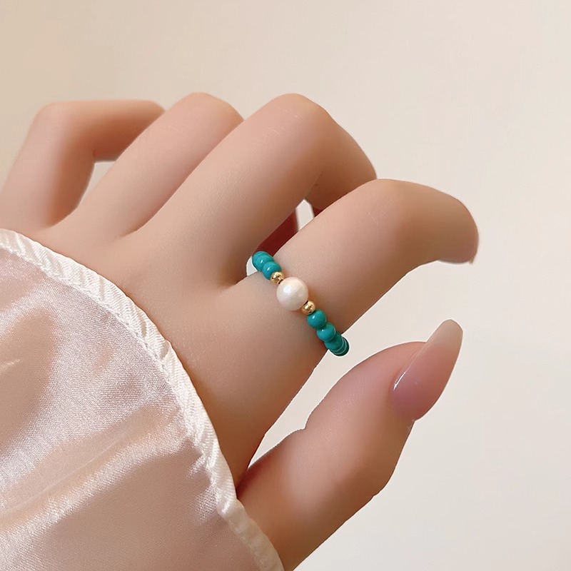 Nieuwe collectie trendy natuur - Turquoise Stone Ring recensie en prijs
