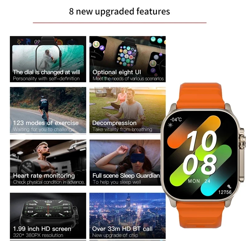 Originele T900 Ultra 2 Smart H - Italian Jewelry Watches recensie en prijs