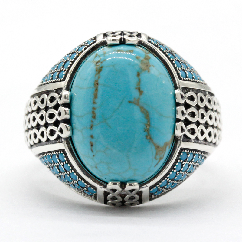Natuurlijke Turquoise Stone Ri - Turquoise Stone Ring recensie en prijs