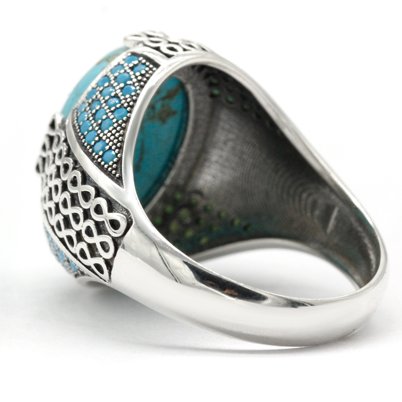 Natuurlijke Turquoise Stone Ri - Turquoise Stone Ring recensie en prijs