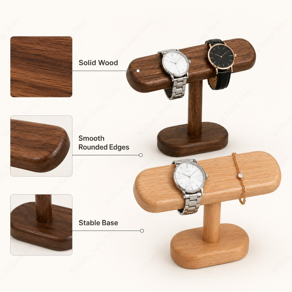 1 PC Houten Horloge Display St - Watches Jewelry Holder recensie en prijs