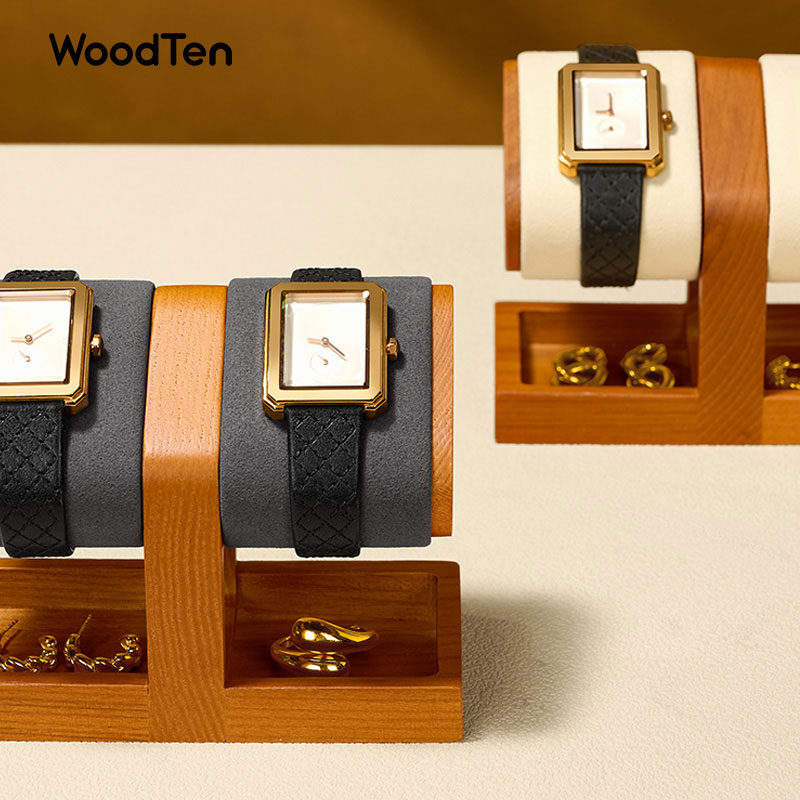 Houten horloge display standaa - Watches Jewelry Holder recensie en prijs