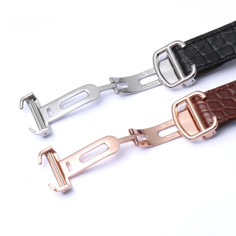 Alligator lederen horlogeband  - Cartier Watch Santos recensie en prijs