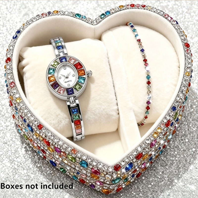 2 stuks elegante kleurrijke st - Jewelry Box Organizer Watches recensie en prijs