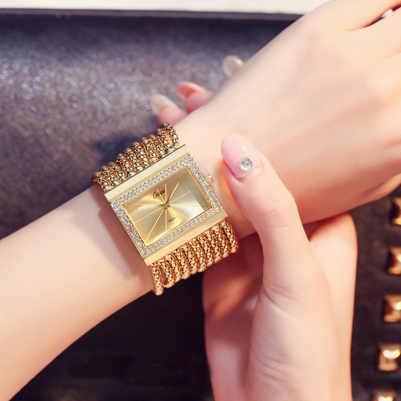 Dames vierkant quartz horloge  - Jewelry Watches Luxury recensie en prijs