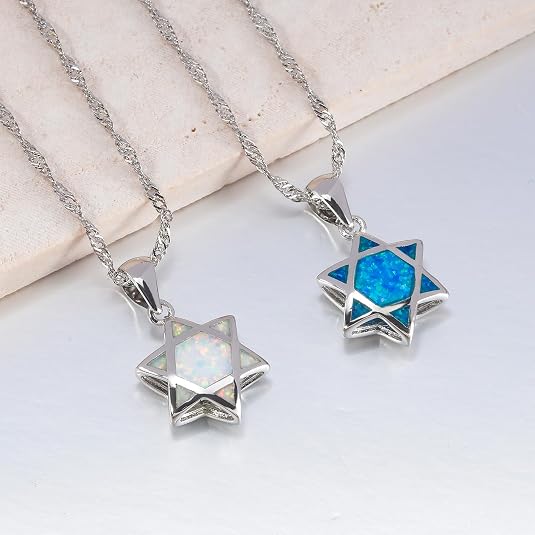 Davidster Opaal hanger ketting - Jewelry & Watches Review recensie en prijs
