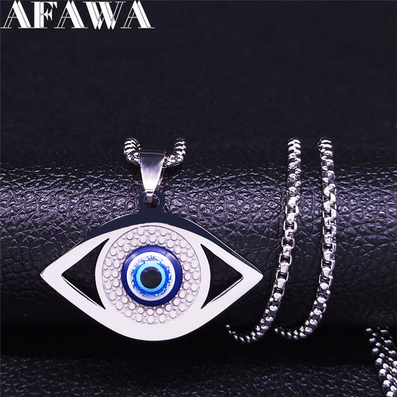 Islam Hamsa Evil Blue Eye kett - Jewelry & Watches Review recensie en prijs