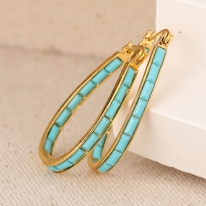 Vintage eenvoudige ingelegde s - Turquoise Stone Ring recensie en prijs