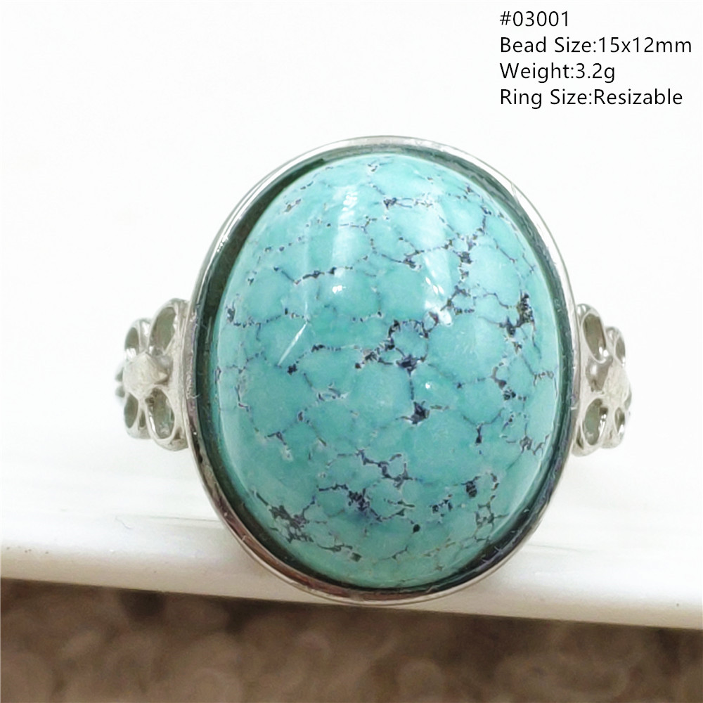 Natuurlijke Groene Turquoise V - Turquoise Stone Ring recensie en prijs