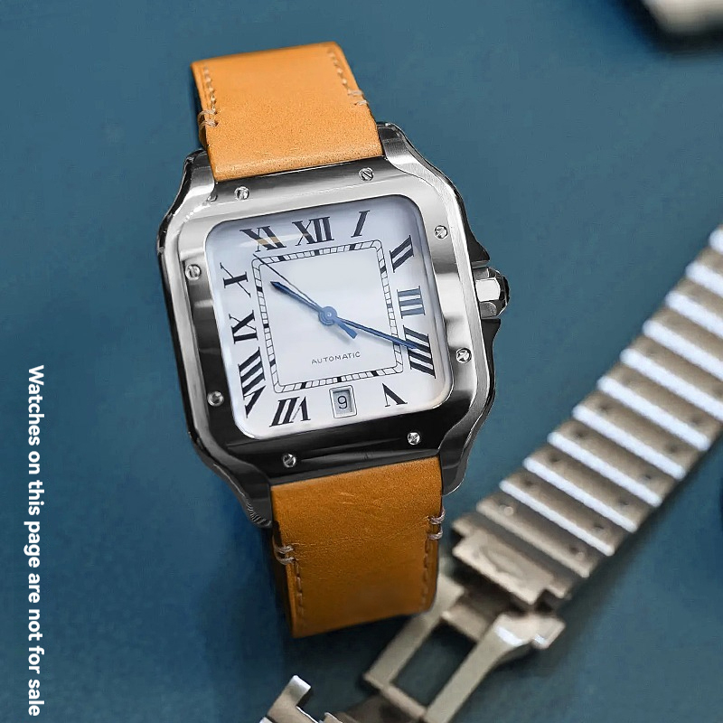 19mm 21mm Lederen Horlogeband  - Cartier Watch Santos recensie en prijs