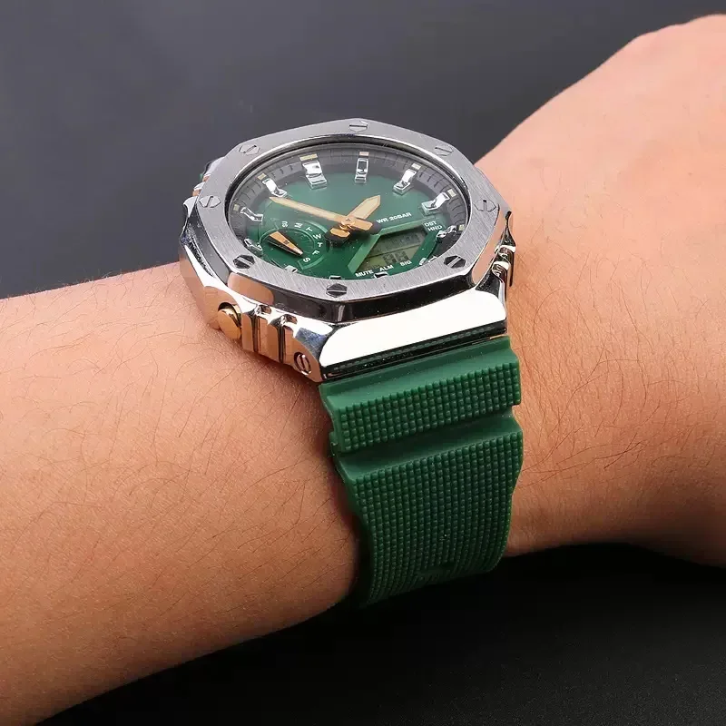 Rubber Horlogebanden Voor Casi - Casio Watch G-Shock Ga-2100 recensie en prijs