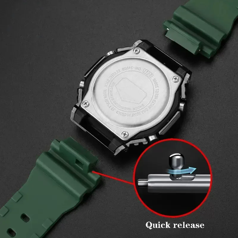 Rubber Horlogebanden Voor Casi - Casio Watch G-Shock Ga-2100 recensie en prijs